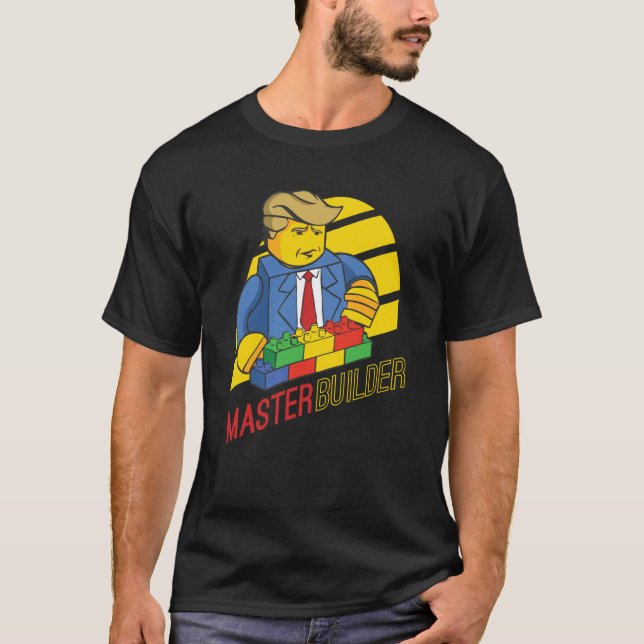 Camiseta Master Builder Building Blocks Men Women Youth  7 (Frente)