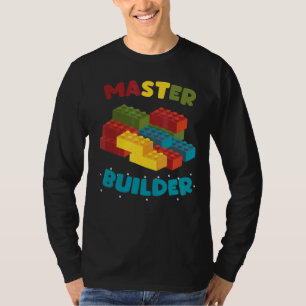 Camiseta Master Builder Creative Blocks Construindo Brinque