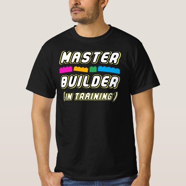 Camiseta Master Builder In Training - Construtor de Paredes (Frente)