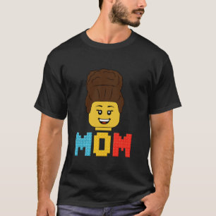 Camiseta Master Builder Mãe Construindo Tijolos Corresponde