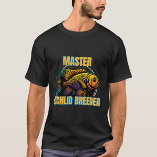 Camiseta Master Cichlid Breeder African Cichlids Aquarium C