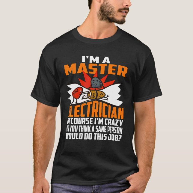 Camiseta Master Eletrical Crazy (Frente)