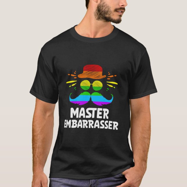 Camiseta Master Embarrasser Daddy Parents Dad Mom Dad Lifes (Frente)