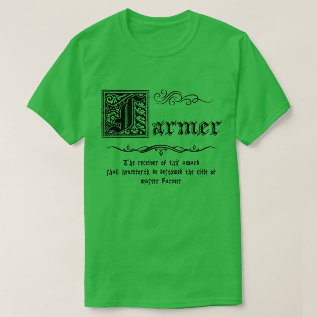 Camiseta Master Farmer Medieval (Frente do Design)