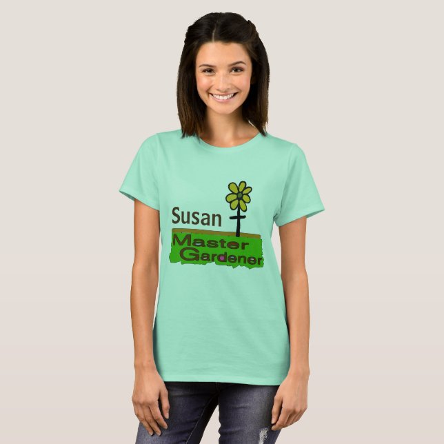 Camiseta Master Gardener 3, adicionar texto (Frente Completa)