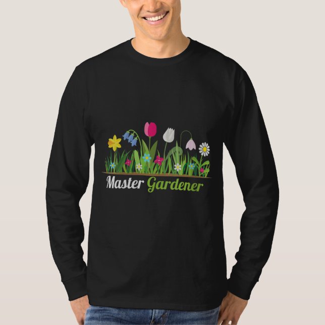 Camiseta Master Gardener I Landscaper Horticultura Garden G (Frente)