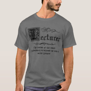 Camiseta Master Lecturer Medieval