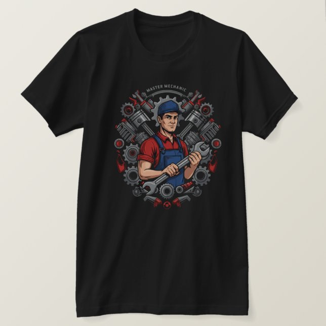 Camiseta Master Mechanic (Frente do Design)