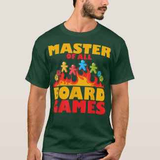 Camiseta master of all board games game night Outfit