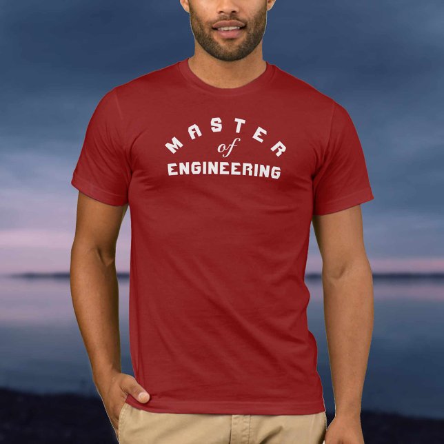Camiseta Master of Engineering Graphic (Criador carregado)