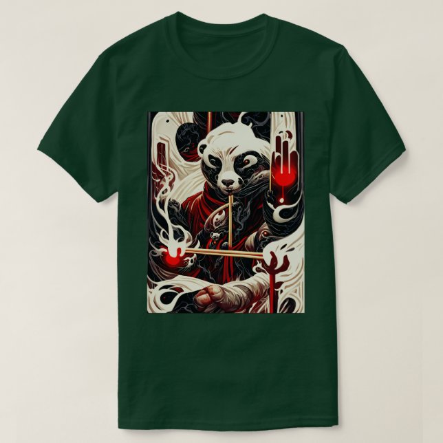 Camiseta master of kunfu (Frente do Design)