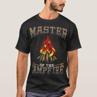 Camiseta Master Of The Campfire Camping Gift For Campers