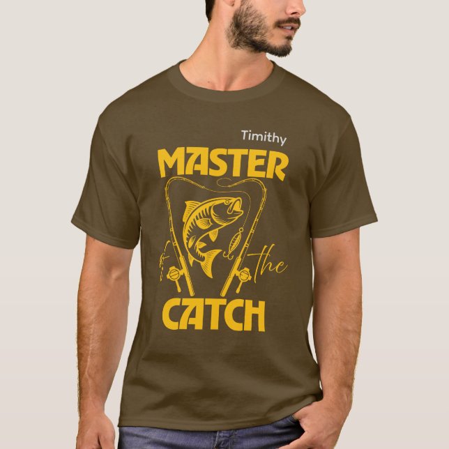 Camiseta Master Of The Catch Custom SVG Graphic T-Shirt (Frente)