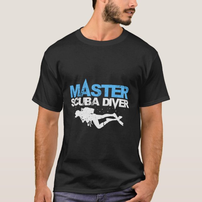 Camiseta Master Scuba Diver Deep-See Diving Sport (Frente)