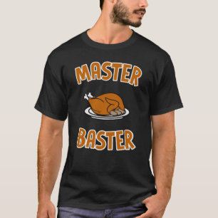 Camiseta MasterBaster TShirt Engraçado Ação de Graças Turqu
