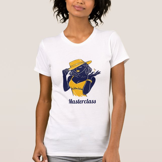 Camiseta Masterclass Frog Art – Minimalista Elegan (Frente)