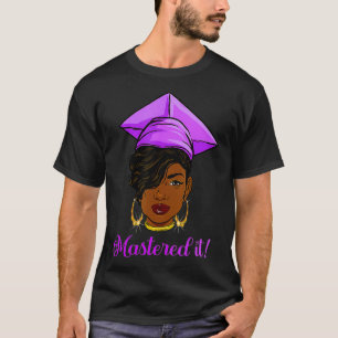 Camiseta Mastered It Black Queen com Mestrado mestre