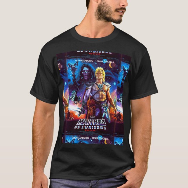 Camiseta Masters Of The Universe 80s Movie He Man Scifi (Frente)