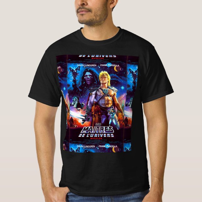 Camiseta Masters Of The Universe 80s Movie He Man Scifi (Frente)