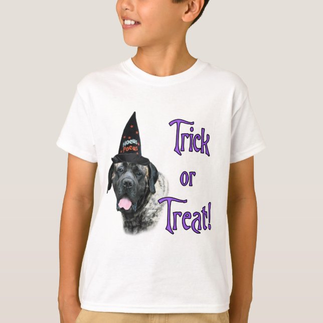 Camiseta Mastiff (brindle) Trick (Frente)