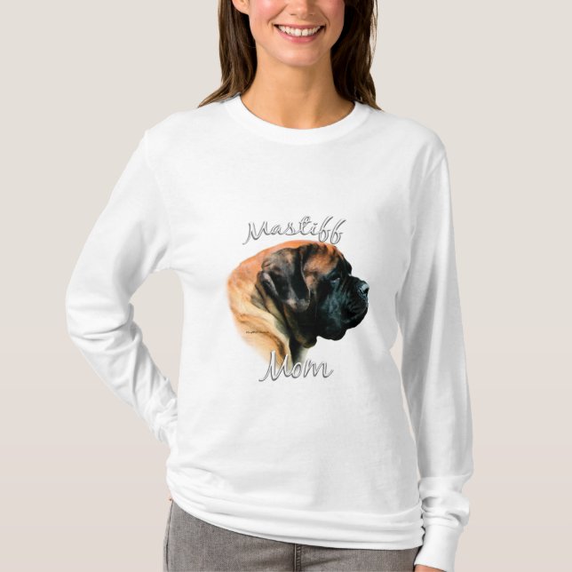 Camiseta Mastiff (damasco) Mãe 2 (Frente)