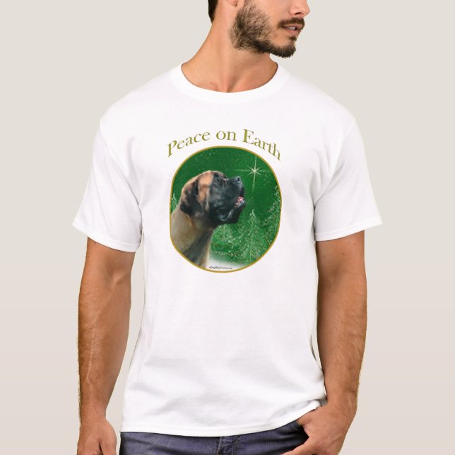 Camiseta Mastiff (damasco) Paz (Frente)