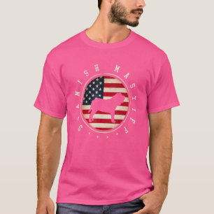 Camiseta Mastiff Espanhol dos Estados Unidos Bandeira 4 de 
