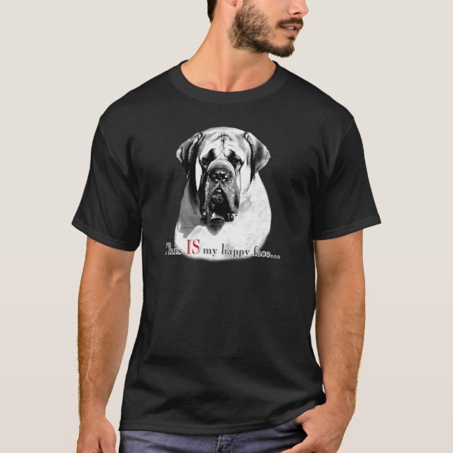 Camiseta Mastiff Happy Face (Frente)