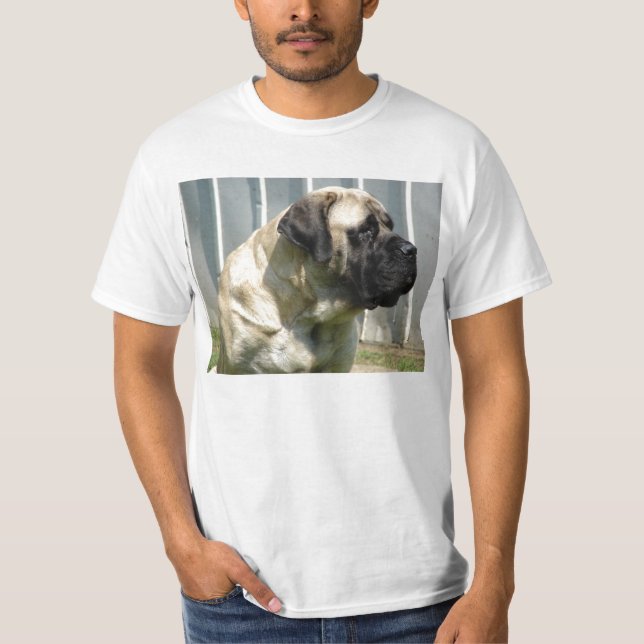 Camiseta Mastiff inglês T-shrit (Frente)