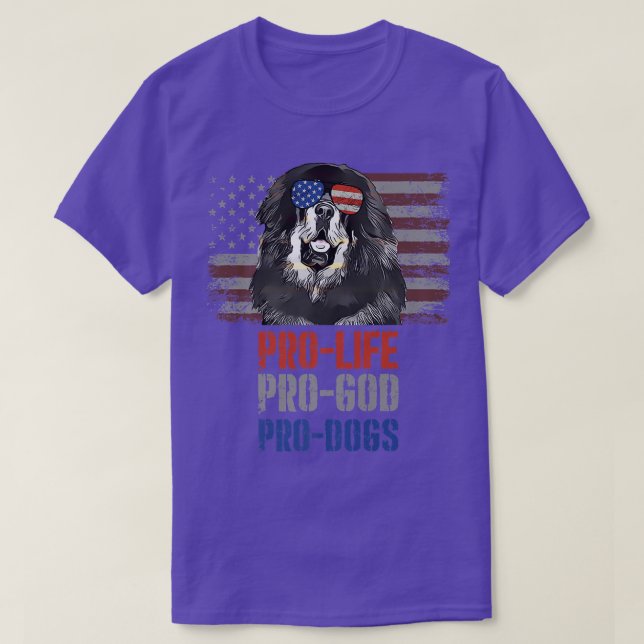 Camiseta Mastiff Pro Life Pro Deus Pro Cães Premium (Frente do Design)