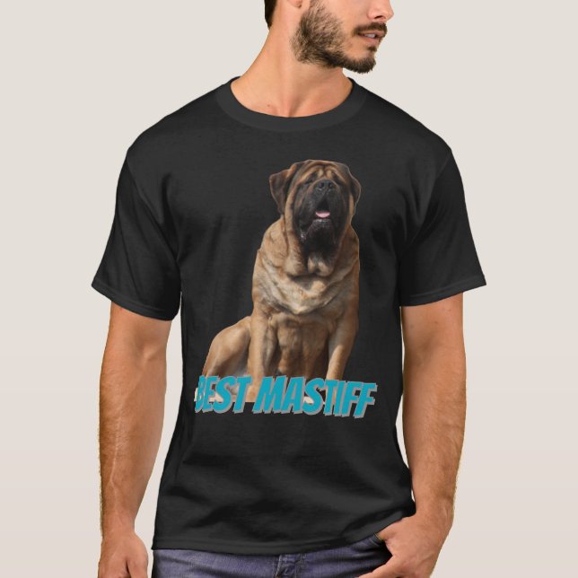 Camiseta Mastiff Vatertag Best Friends  (Frente)