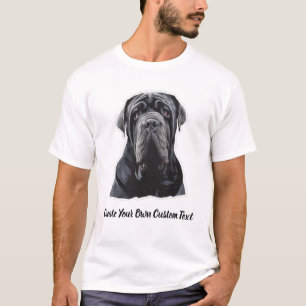 Camiseta Mastim Napolitano Crie Seu Próprio Texto Personali