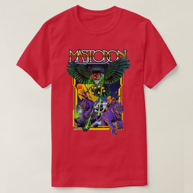 Camiseta Mastodon Space Laser Owl  (Frente do Design)