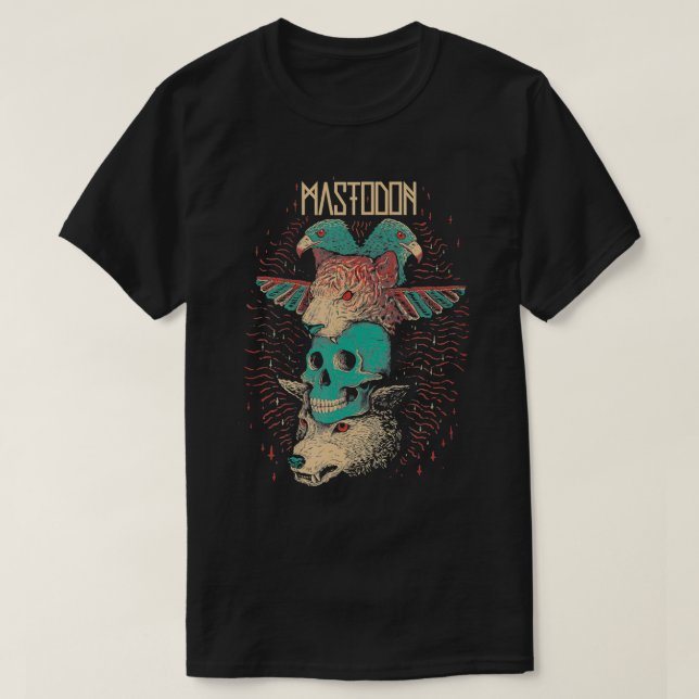 Camiseta Mastodon - Totalidade do logotipo (Frente do Design)