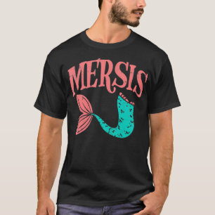 Camiseta Mat Irmão Sereia da Família Sereia de Peixes Mersi