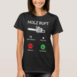 Camiseta Mata de madeira de madeira de madeira