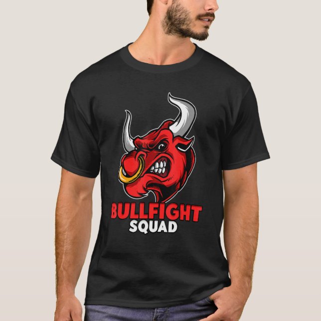Camiseta Matador de touradas ao quadrado Bullighting (Frente)