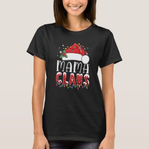 Camiseta Matança da Família Natal Mama Claus Pajama