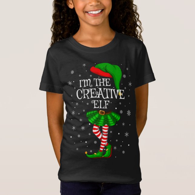 Camiseta Matança de Família Eu sou o Natal do Elfo Criativo (Frente)