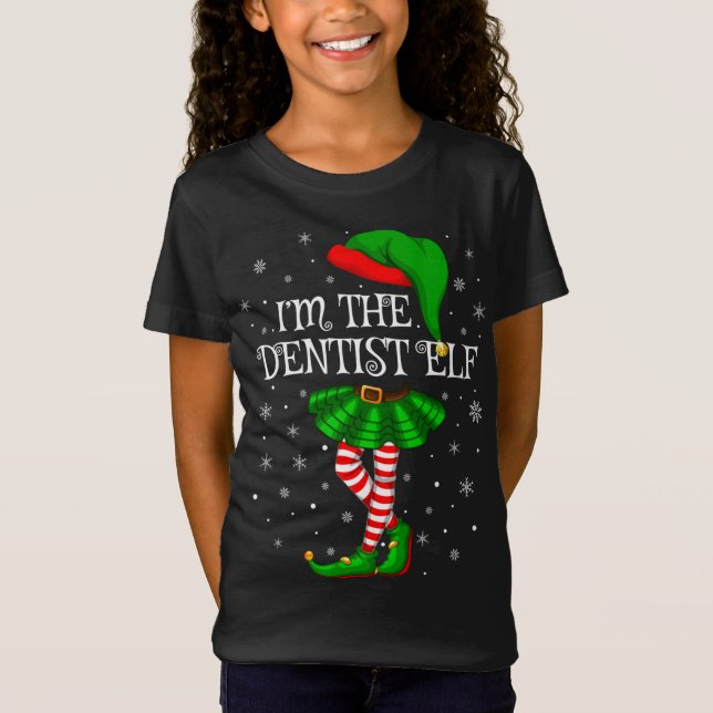 Camiseta Matança de família Eu sou o Natal do Elfo Dentista (Frente)