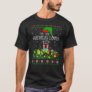 Camiseta Matando a Família Feia Eu sou o Arqueiro Elf Natal