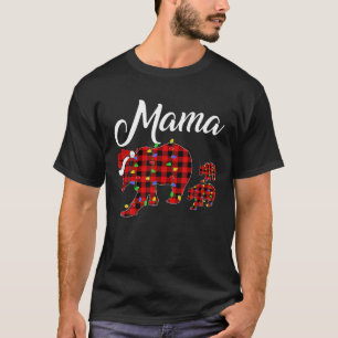 Camiseta Matando Buffalo Xadrez Mamãe Urso Dois Cubs Christ