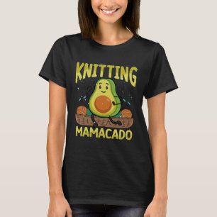Camiseta Matando Mamacado Avocado Mãe Crochet Yarn Mães