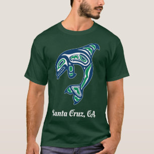 Camiseta Matar CA Orca Papai noel  Cruz Nativo Verde Azul