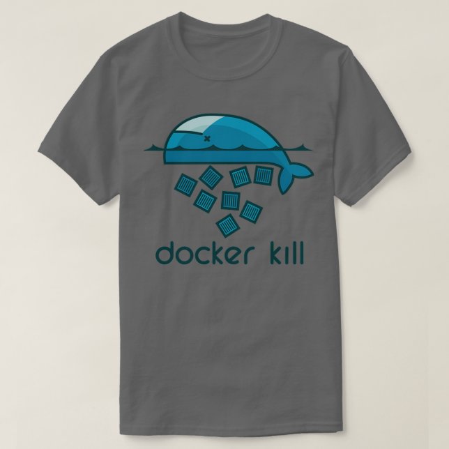 Camiseta Matar Docker (Frente do Design)