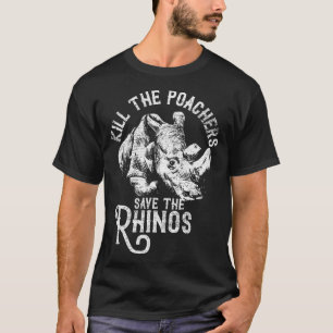Camiseta Matar Os caçadores furtivos Salvem O Presente De 