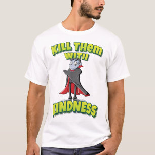 Camiseta Matar-Os Com Caricatura De Vampiro