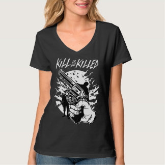 Camiseta Matar ou Ser Morto de Meninos e Meninas Novo Dia d