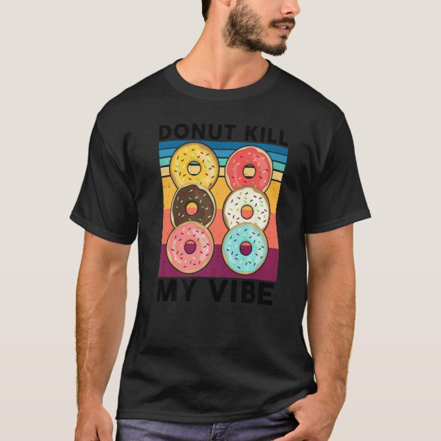 Camiseta Matar rosquinha Meu Vibe Cake Dealer Banheira (Frente)