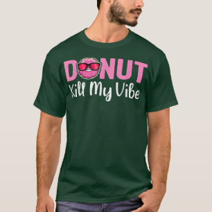 Camiseta Matar rosquinha Minha Tela Engraçada Rosquinha Pôr